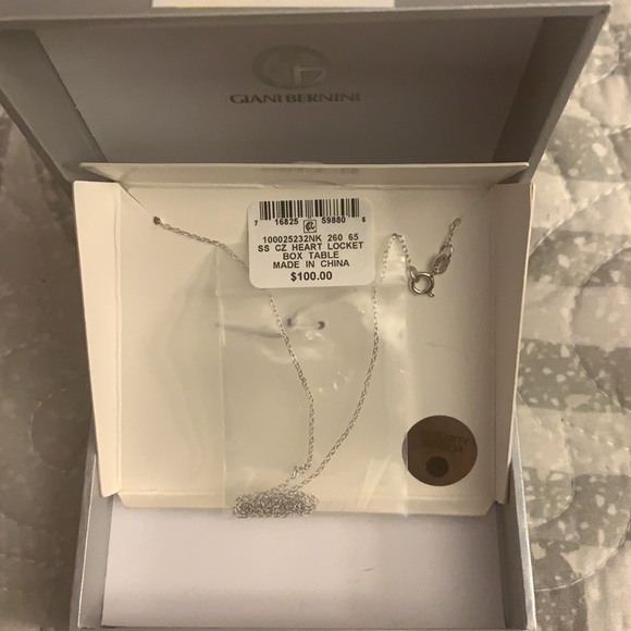 3 Bernini sterling silver heart lockets Brand new - Picture 6 of 8